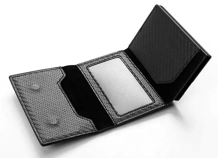 #1 Rated Men's Leather Airtag Cover Wallet with Anti-Lost RFID Blocking mobgr