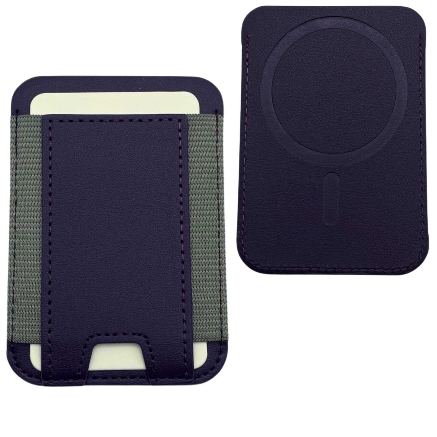 Magsafe Magnetic Wallet- Stretchy-Upto 8 Card mobgr