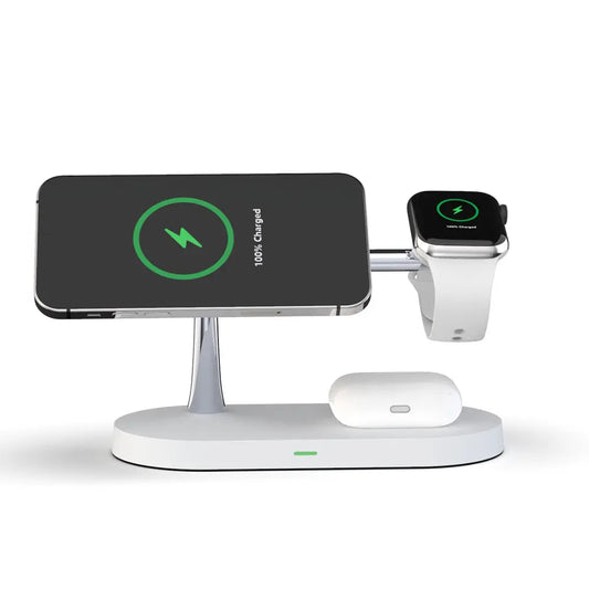 5 in 1 Wireless Fast Charging Dock Station For Apple Watch For iPhone Apple Airpods - mobgr