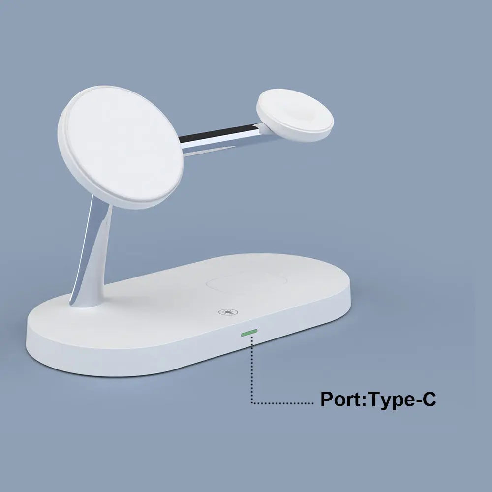 5 in 1 Wireless Fast Charging Dock Station For Apple Watch For iPhone Apple Airpods - mobgr
