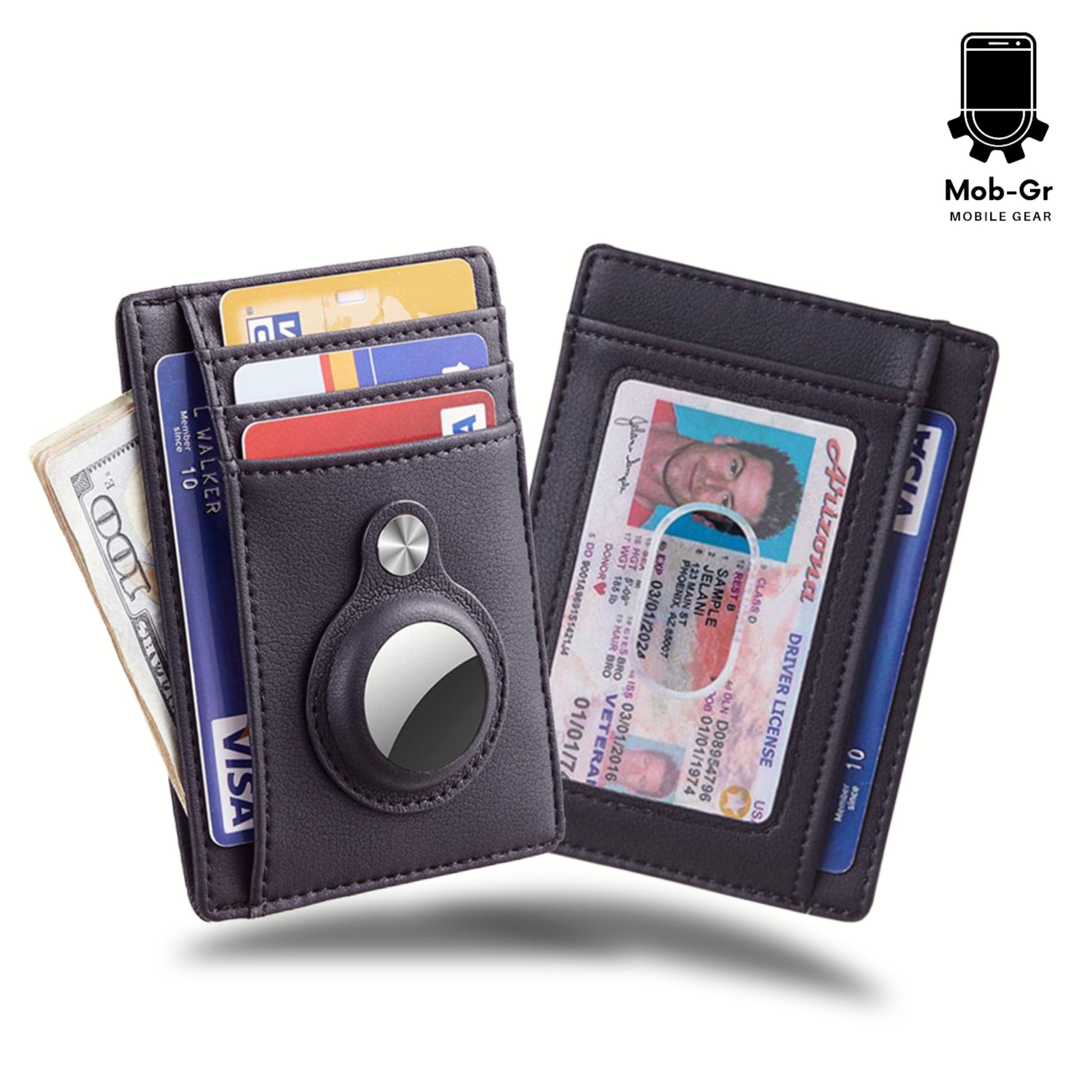 Airtag Slim Card Holder Wallet with RFID Protection - mobgr