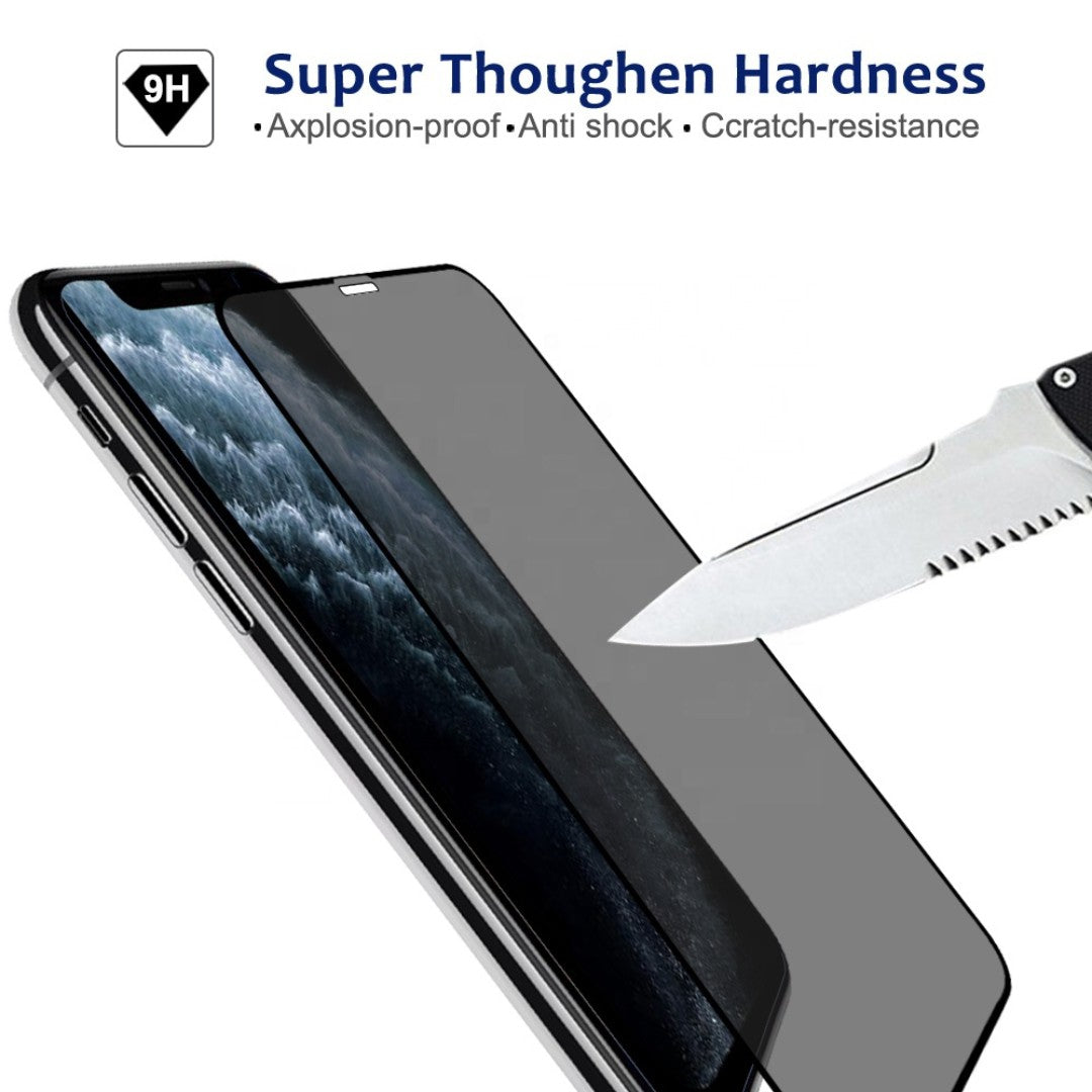 Privacy Guard Tempered Glass Screen Protector For iPhone - mobgr
