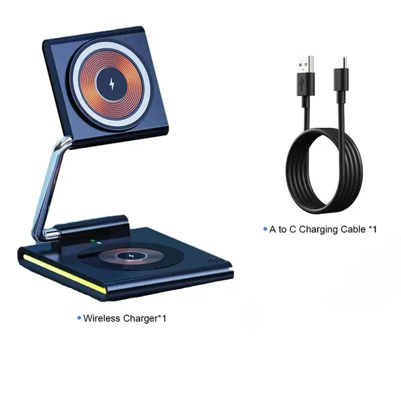 Foldable RGB Wireless Charging Station mobgr