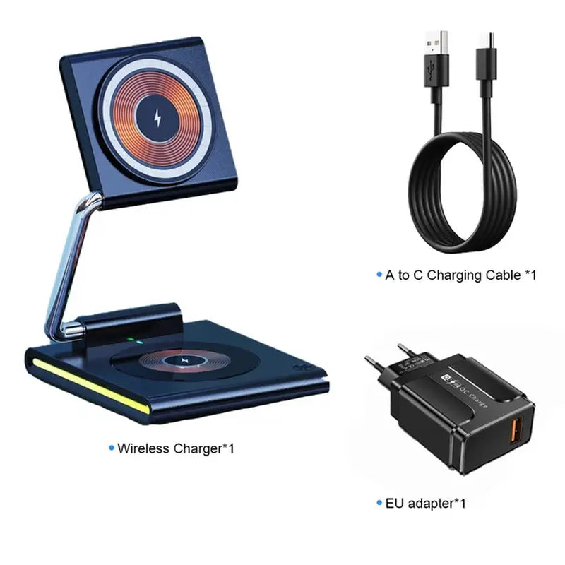 Foldable RGB Wireless Charging Station mobgr