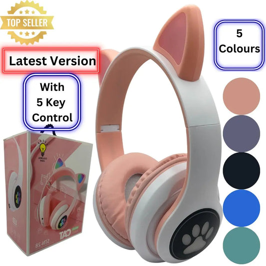 MobGr STN-28 Cat LED Wireless Headphones mobgr