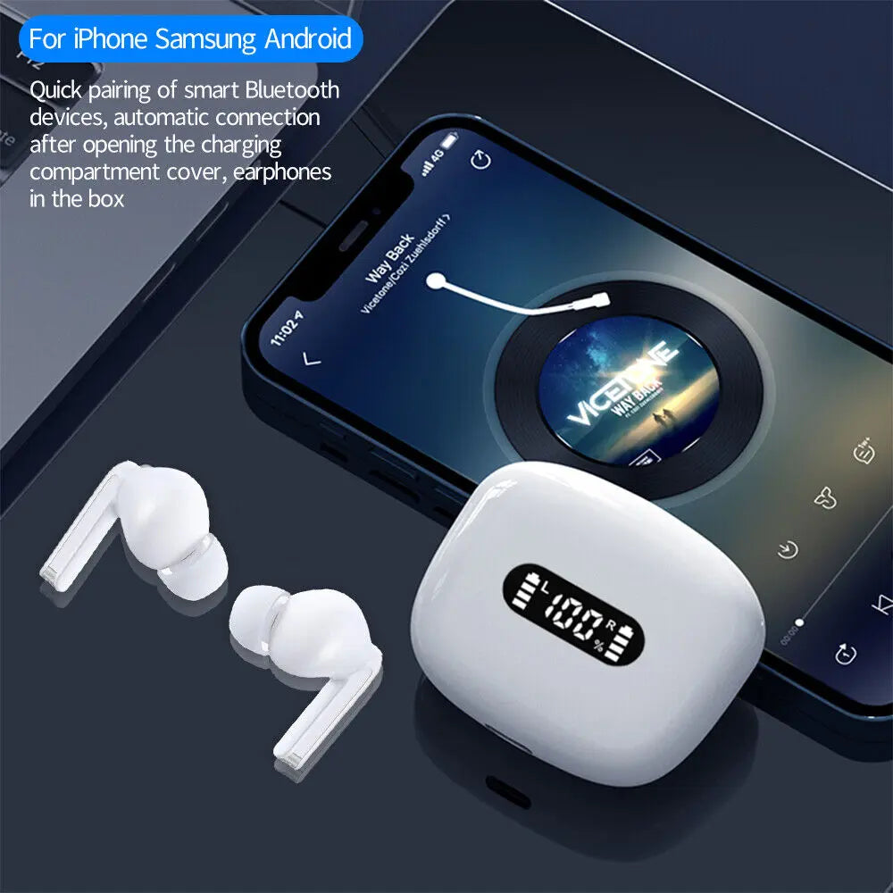 Wireless Bluetooth Earphones | TWS Air In-Ear Pods Buds for iPhone, Samsung, Android