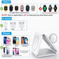 3 in1 Foldable 15W Mag-safe Magnetic Wireless Charger Pad For iPhone Apple Watch - mobgr