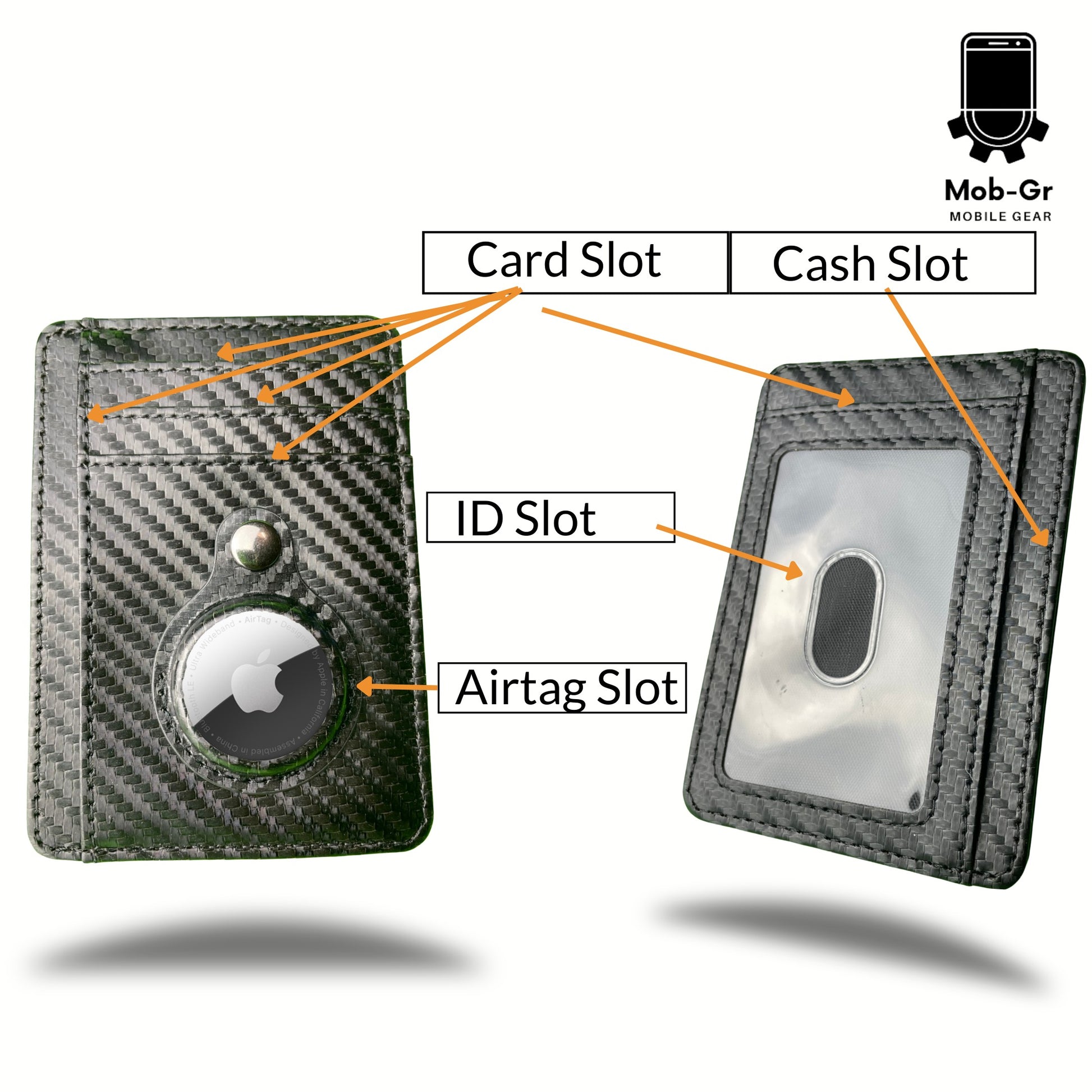 Airtag Wallet Cards Holder RFID Safe