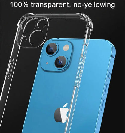 CLEAR Shockproof Case For iPhone - mobgr