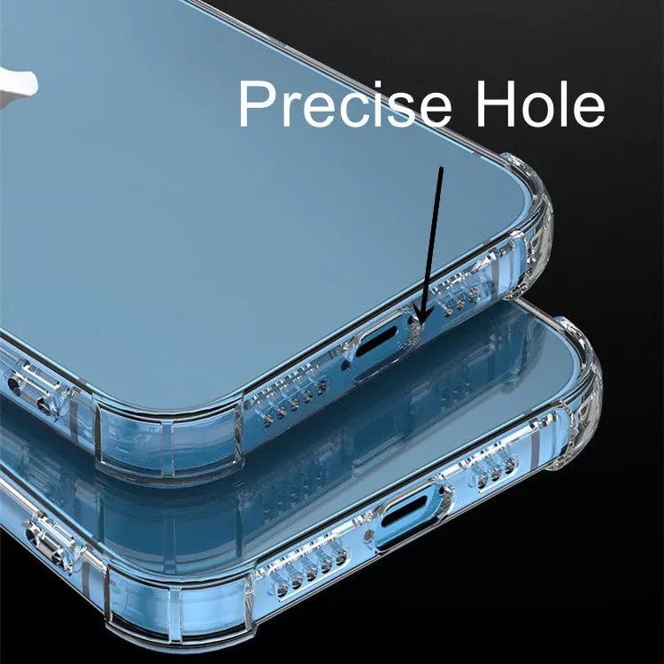 CLEAR Shockproof Case For iPhone - mobgr