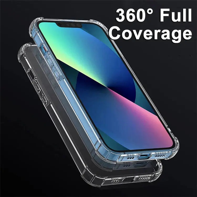 CLEAR Shockproof Case For iPhone - mobgr