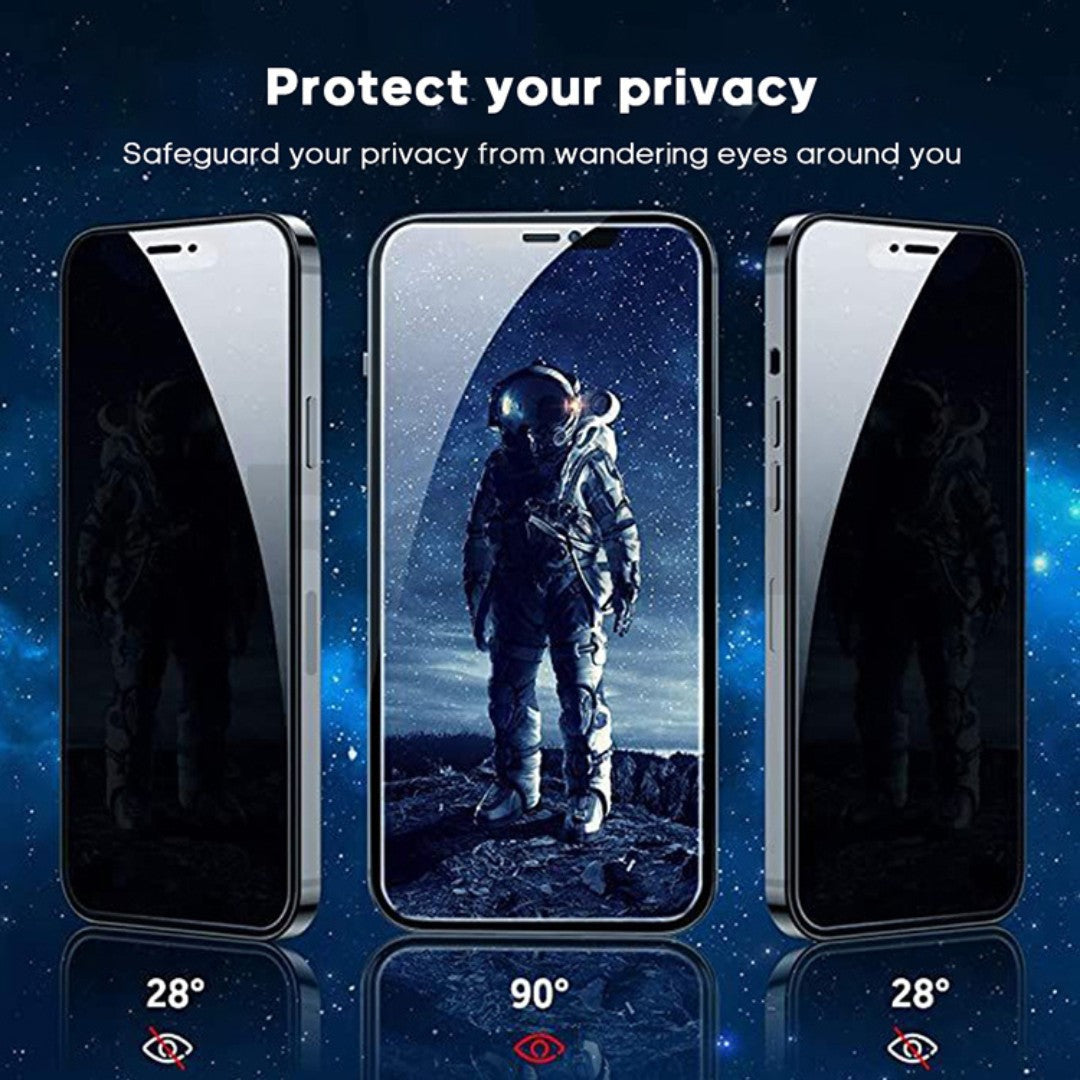 Privacy Guard Tempered Glass Screen Protector For iPhone - mobgr