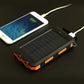 Waterproof 50000mAh Solar Power Bank with Dual USB Ports and Flash Light